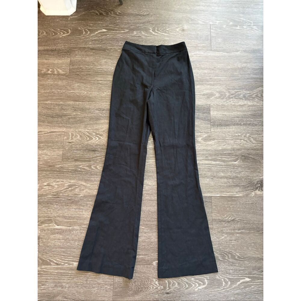 NWOT Miscreants London x Revolve Linen Blend Relaxed Trousers In Black Size US 2
